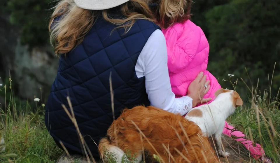 Mother and daughter sharing a warm hug on Mother's Day