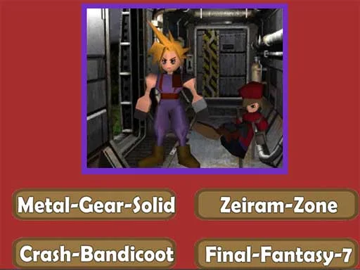 Nostalgic Playstation1 Quiz