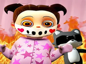 Scary Baby Pink Horror Game