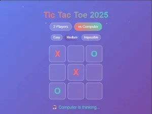 Tic Tac Toe 2025