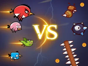 Infuriated bird